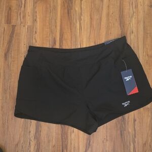 Reebok Black Athletic Shorts for Performance speed duo running shorts XL b